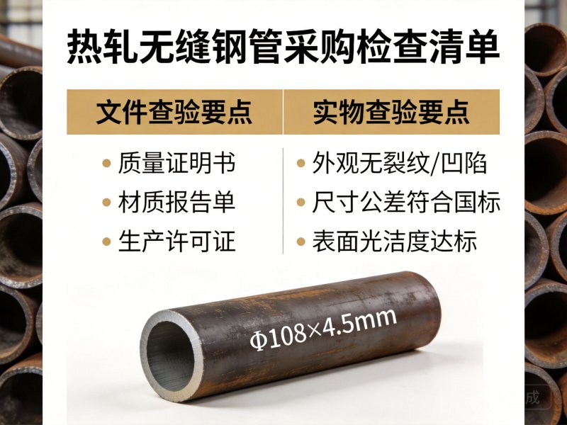 喀什地区热轧无缝钢管采购指南：如何识别厂家资质与检验报告