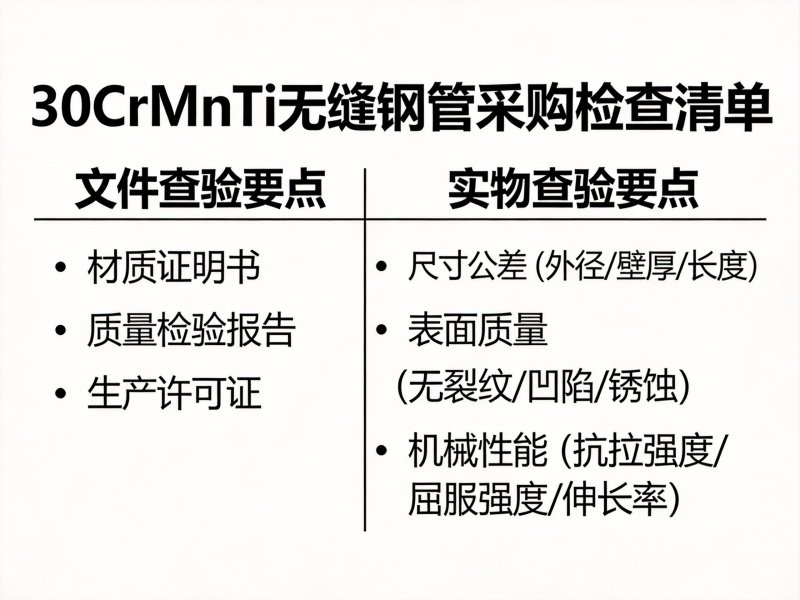 30CrMnTi无缝钢管采购指南：喀什地区如何选择优质供应商？